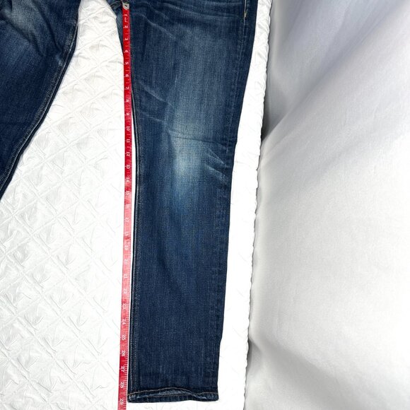 Minimalist Preppy Rag & Bone The Dre Tapered Jeans, Size 29 Whiskered - Picture 3 of 7